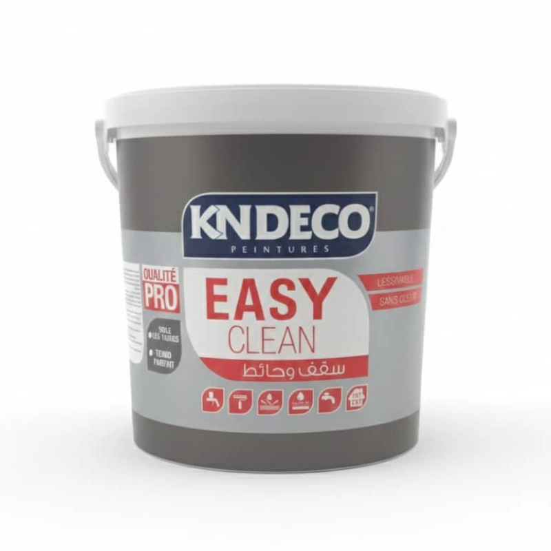 صباغة ساتيني KNDECO Easy Clean قابلة للغسل بدون رائحة جدران وأسقف