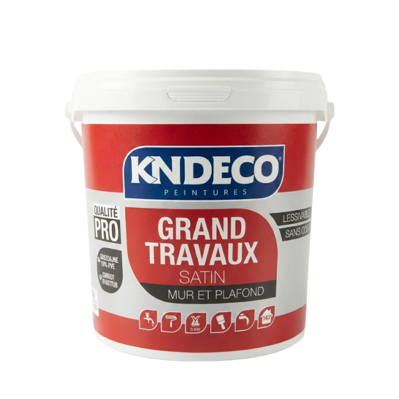 SATINE GRAND TRAVEAUX P 17KG KNDECO