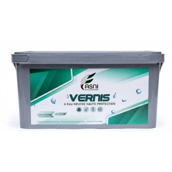 فيرني مائي شفاف ASNI Vernis A Eau 4kg حماية صباغة