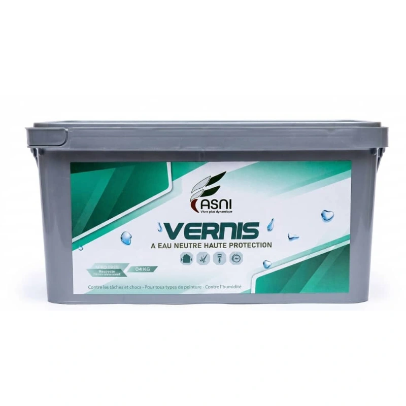 فيرني مائي شفاف ASNI Vernis A Eau 4kg حماية صباغة